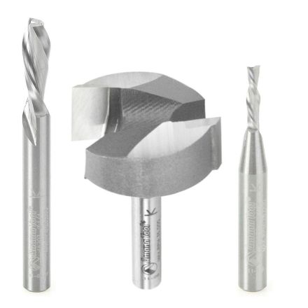 Axiom ABS201 3pc CNC Starter Bit Set for Iconic 1/4 Inch shank by Amana Tool