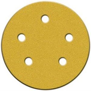 Norton 49214 5 Inch x 5 Hole 100 Grit Hook and Loop Sanding Disc (Pack of 25)