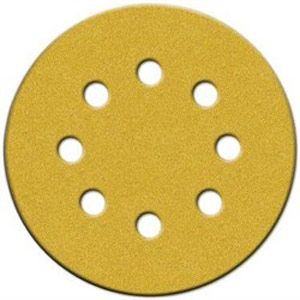 Norton 49224 5 Inch x 8 Hole 60 Grit Hook and Loop Sanding Disc (Pack of 25)